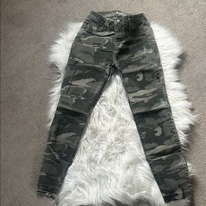 Rewash Green Camo Skinny Jeans